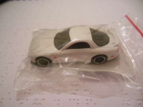 HOTWHEELS CUSTOM MAZDA RX7 - drilled base / repaint / wheelswop