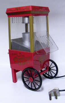 Retro Electrical Popcorn Machine (42cm) Air pops popcorn -100%! WILL MAKE U  SMILE:)) R1 N/R!!!