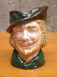 Royal Doulton Small Character Mug - Robin Hood (D6234) - 8.5cm tall - Valued at R615