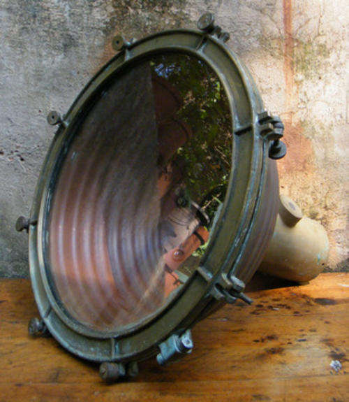 Large and Heavy - Solid Brass and Copper Naval Light casing (11.4kg!) - Fantastic Find!!!