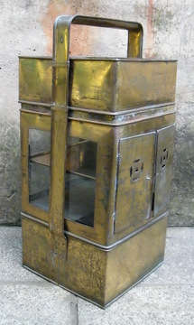 Vintage Electroplated Metal and Glass Unit - Interesting Display Unit or Quirky Side Table! (71cm!)
