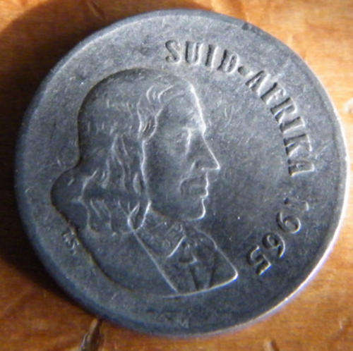 Suid-Afrika 5c Coin 1965