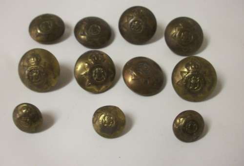 Collection Brass Military Buttons