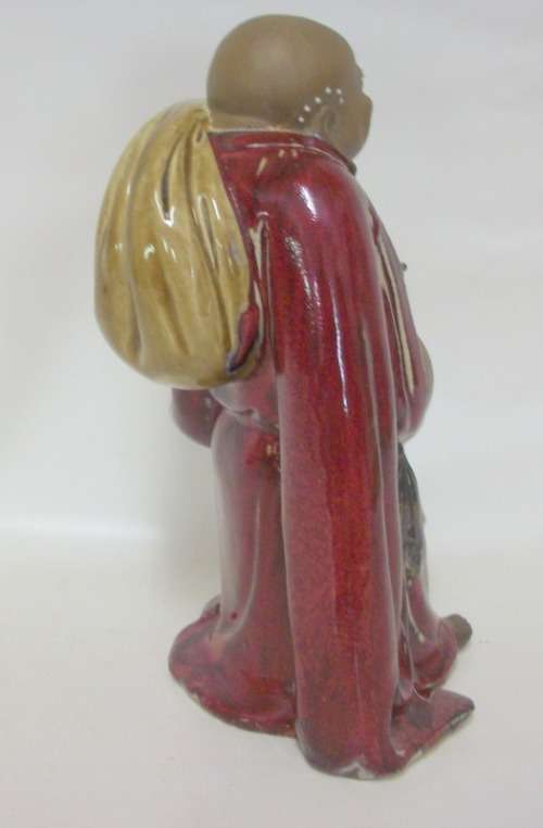 Large Ceramic Buddha with markings - Damage Free! - 30 cm tall, 2.3kg