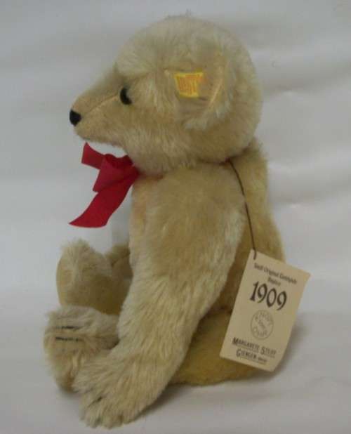 R3000! Genuine Steiff Cone Nose Teddy Bear 0165/38  - 37cm - Replica of 1909 Bear - Wool and Cotton