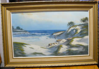 Dirk Bianchina (SA 1932) Large Original Oil on Board of a Seascape - Madness R1 N/R!!!!