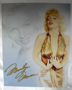 Marilyn Monroe - Superb Nostalgic Enameled Tin Sign