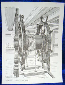 24  Drawings of Parts of H.M.S Victory - Lord Nelson's Famous Flagship - Madness R1 N/R!!!
