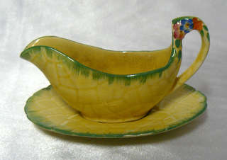 Crown Devon - Cutest little jug and saucer for your Mint Sauce - Stunning! Madness R1 N/R!!!