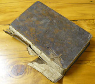 257 Yrs Old! Welsh English Thesaurus (1753) Leather Covered - RARE and Collectible!!!