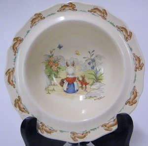 Royal Doulton - Bunnykins Bowl - Signed by Barbara Vernon! R1 N/R!!!