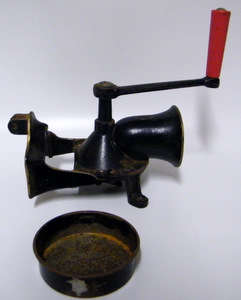 Cast Iron Coffee Mill with removable tray - Spong and Co (No 1) - Fabulous!!!