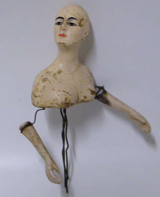 Antique Bisque Doll - Bust and arms - With Markings - Crazy R1 N/R!!!
