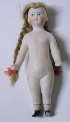 C1920's - Antique Porcelain Doll with a bit of damage - Still Lovely! R1 N/R!!!