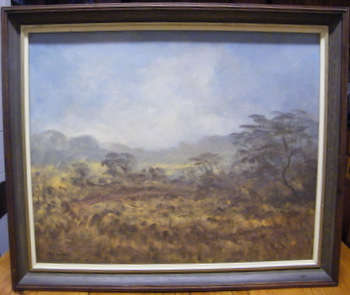 Peter Gladman (Zim) - Original Oil on Board of a Bushveld Scene - Quality Art!!!