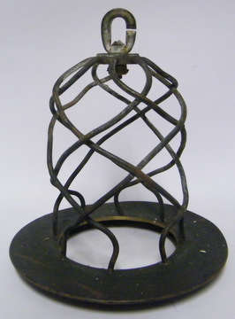 Solid Brass Light Cover off a Boat - Beautifully Aged with a lovely Patina