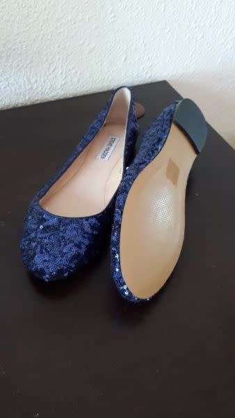 Steve Madden blue sequin pumps (size 10 US)
