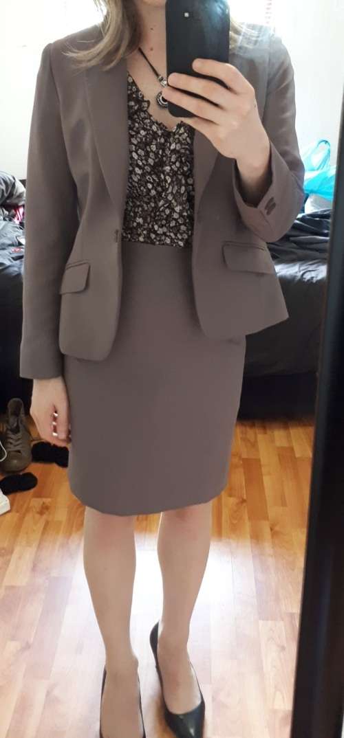 Size 34 Chocolate Imagemakers Jacket