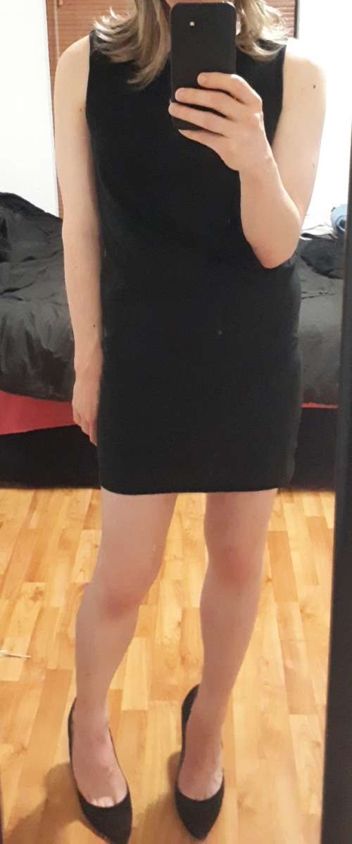 Black Mango Casuals Dress (Size Small)