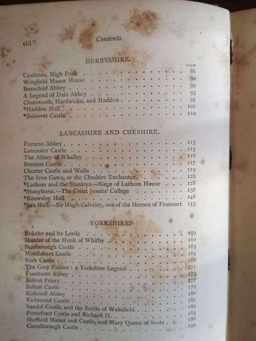 ABBEYS, CASTLES AND ANCIENT HALLS OF ENGLAND AND WALES NORTH -  John Timbs and Alexander Gunn