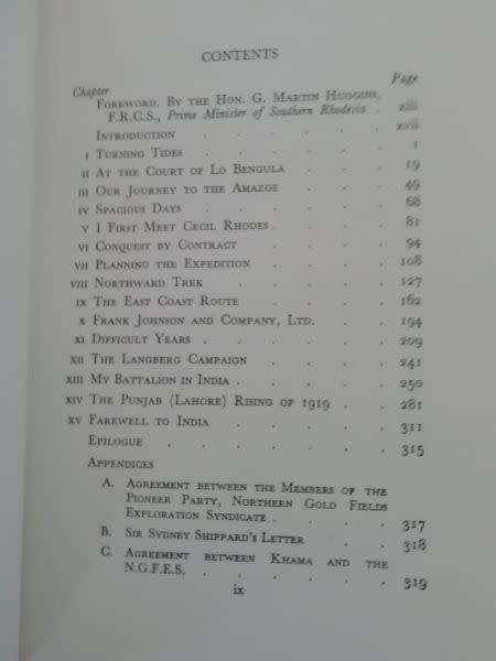 GREAT DAYS - Frank Johnson (Rhodesiana Reprint Library)