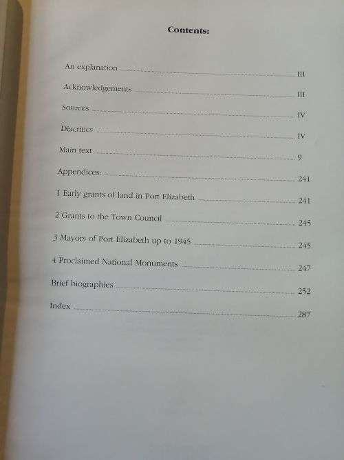 PORT ELIZABETH: A SOCIAL CHRONICLE TO THE END OF 1945 - Margaret Harradine