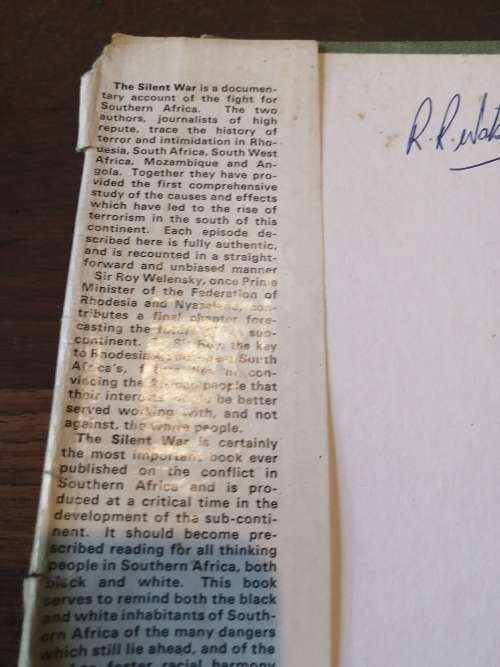 THE SILENT WAR: The Fight for Southern Africa - Reg Shay and Chris Vermaak