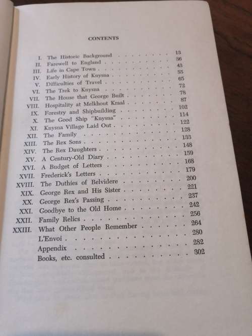 GEORGE REX OF KNYSNA - Sanni Metelerkamp