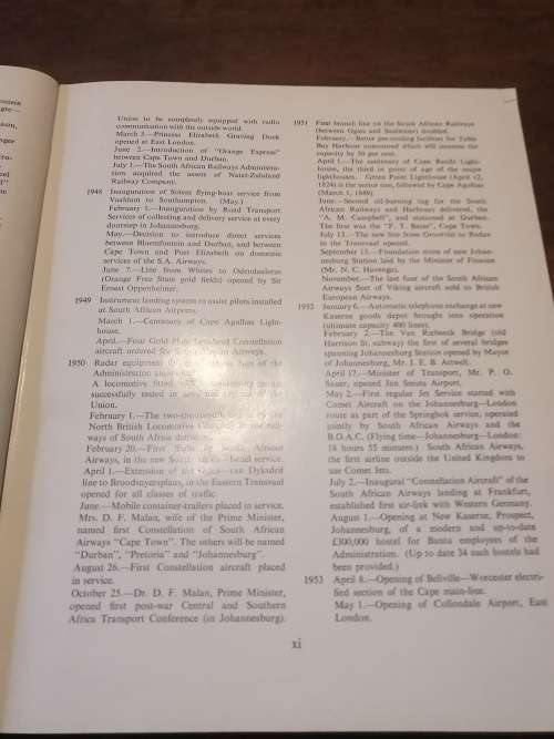 A CENTURY OF TRANSPORT 1860-1960 - A Record of Achievement of the SA Rail, Road, Air, Harbour