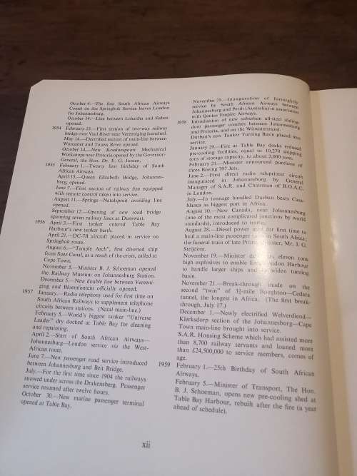 A CENTURY OF TRANSPORT 1860-1960 - A Record of Achievement of the SA Rail, Road, Air, Harbour