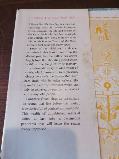 I HEARD THE OLD MEN SAY - Lawrence G Green *first edition