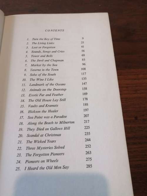 I HEARD THE OLD MEN SAY - Lawrence G Green *first edition