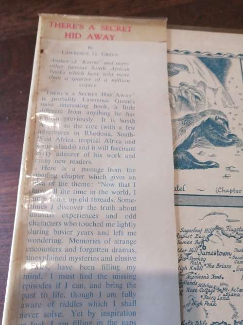 THERE`S A SECRET HID AWAY - Lawrence G Green *first edition