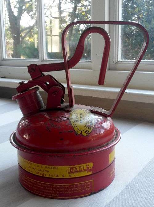 Vintage Eagle Safety Petrol Can