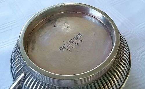 Antique Martin, Hall & Co. Silver Plate Milk Jug and Sugar Bowl