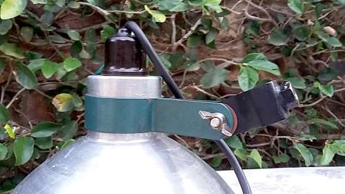 Set of TWO 1950's Adjustable Industrial Lights with Original Bakelite Fittings (PRICE FOR BOTH!!!)