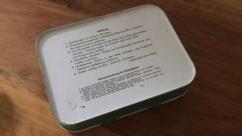 ORIGINAL 1980's *MADE IN WESTERN GERMANY* REMA TIP TOP TYRE PUNCTURE TIN