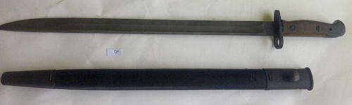 1907 PATTERN WILKINSON .303 ENFIELD RIFLE BAYONET + SCABBARD GOOD CONDITION (WW1)