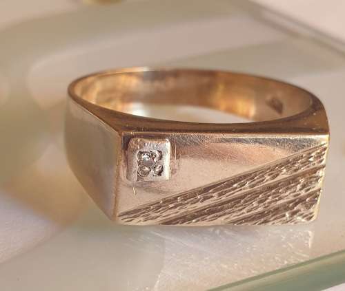 9ct Gold Mens Rind