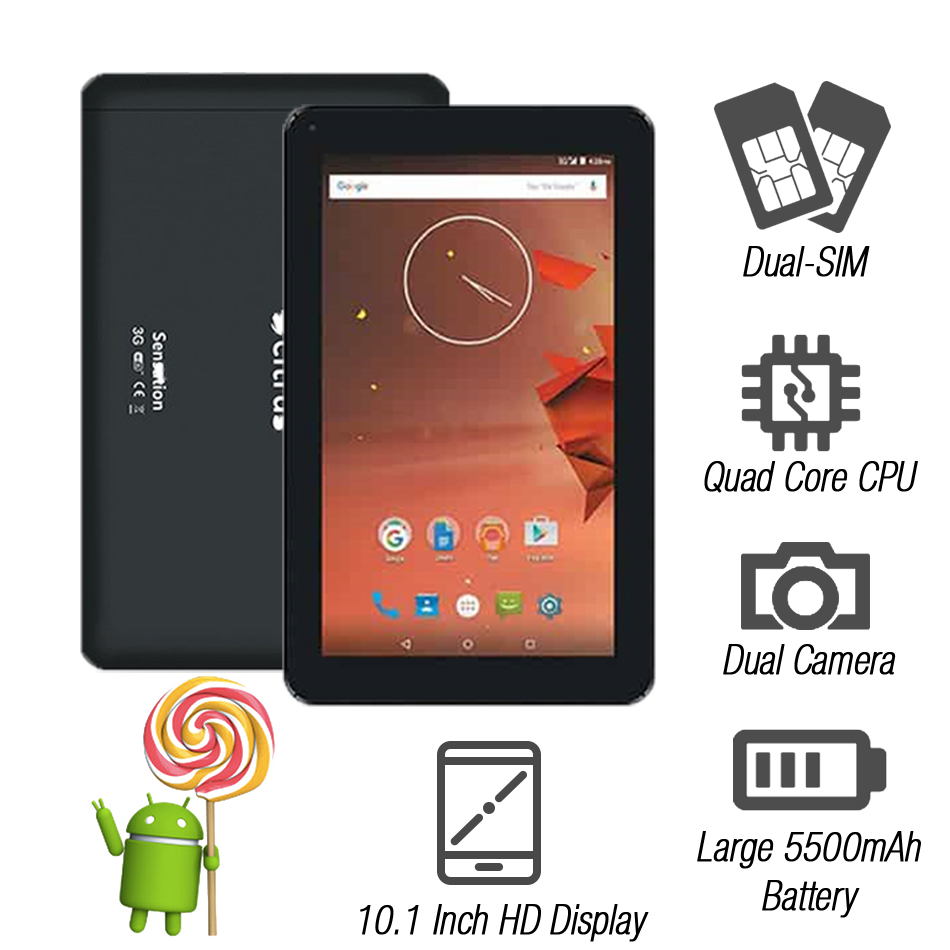 Dual-SIM Citrus Sensation 10.1" Tablet *LAST CHANCE*