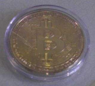 24K Gold Plated BITCOIN in Protective Case ONLY 5 LEFT!
