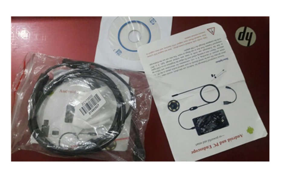 2m 7mm Waterproof Private Eye Camera for Android w/SONY Sensor 720P HD 6 ADJUSTABLE LED LIGHTS