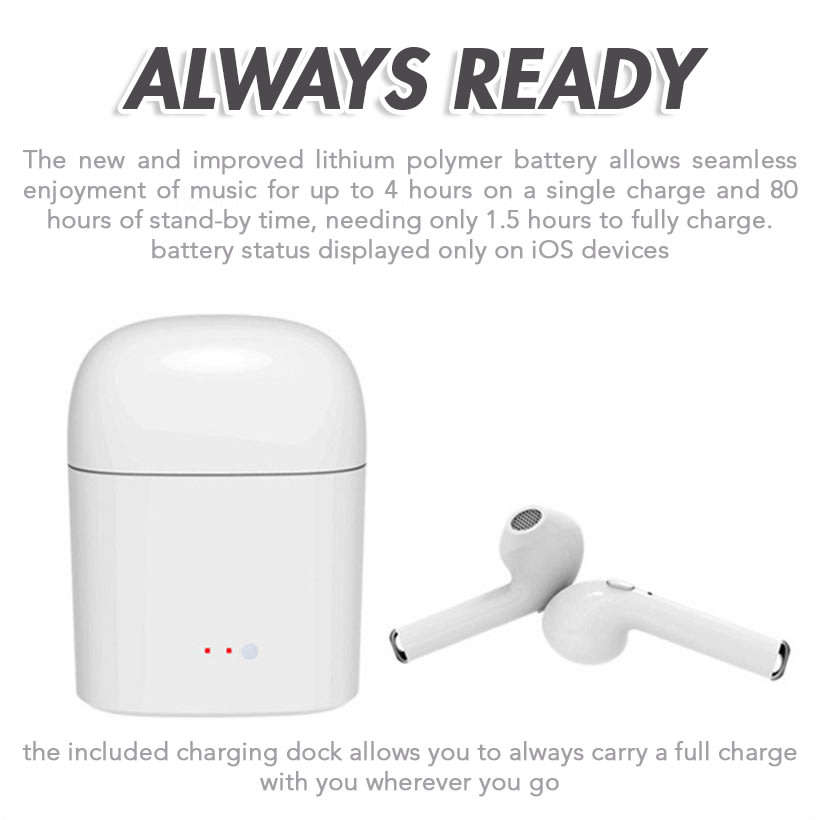 AirBuds Wireless Earbuds | Noise Cancellation | incl. Charging Dock | Black | LOCAL STOCK | LAST ONE