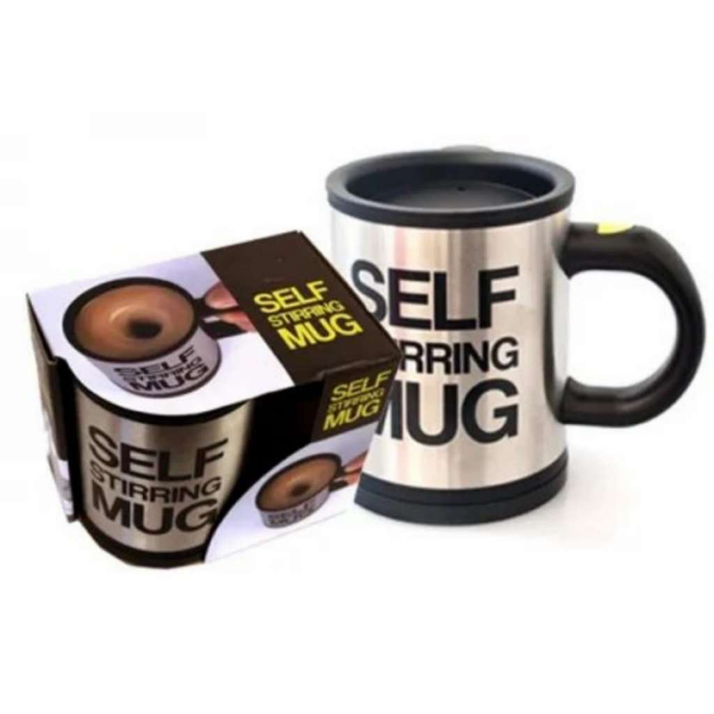 Self Stirring Mug  with 2 FREE Sets of Batteries  ***RED COLOR WILL BE SENT***