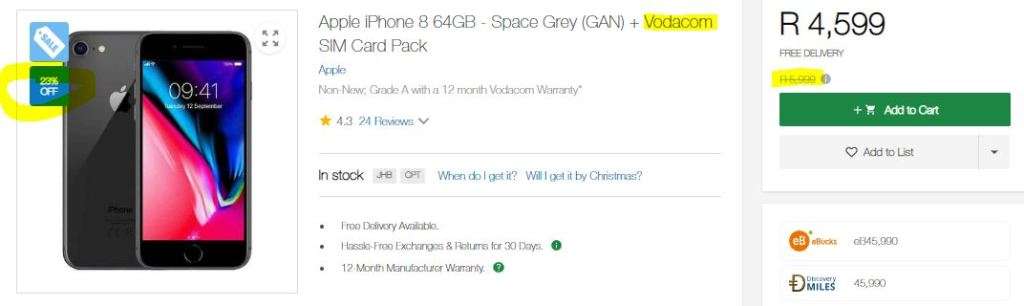 iPhone 8 UNLOCKED Like New Condition