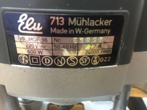 Elu 1/4 shank router in good condition