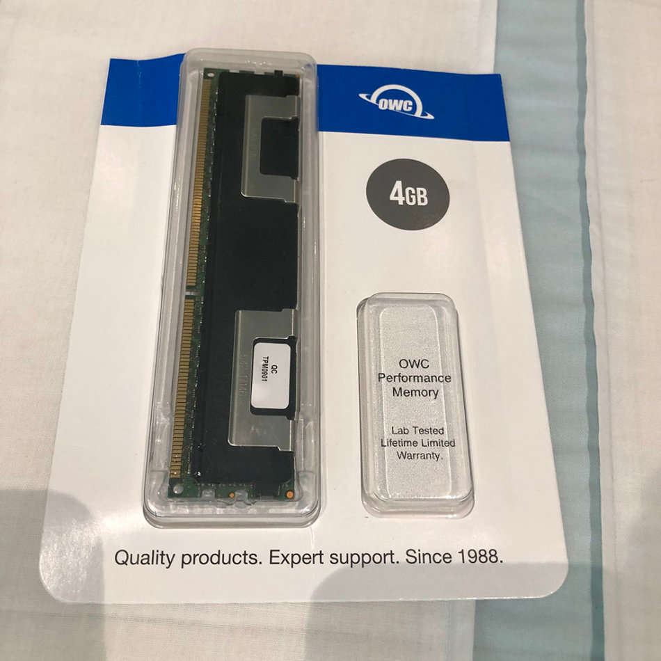 OWC 4GB DDR3 1066Mhz ECC Unbuffered RAM (OWC8566D3ECC4GB)