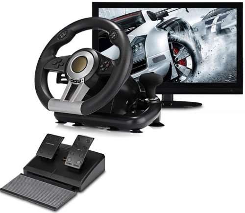 PXN V3 Pro Steering Wheel for PC/PS3/PS4 and XBOX