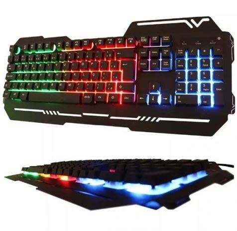 Weibo USB Wired Gaming Mechanical Backlit Keyboard