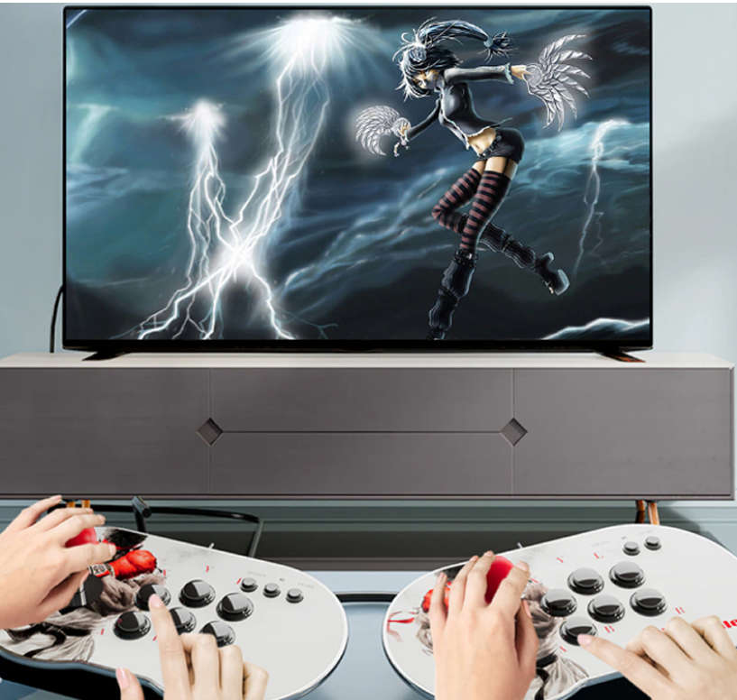 Retro Arcade Game with dual Joystick Controller